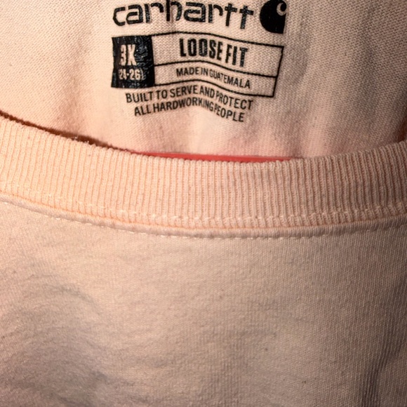 Carhartt Light Pink Long Sleeve Top - Picture 4 of 4